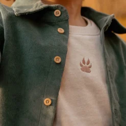 Little Dutch Overhemd - Groen - Forest Friends