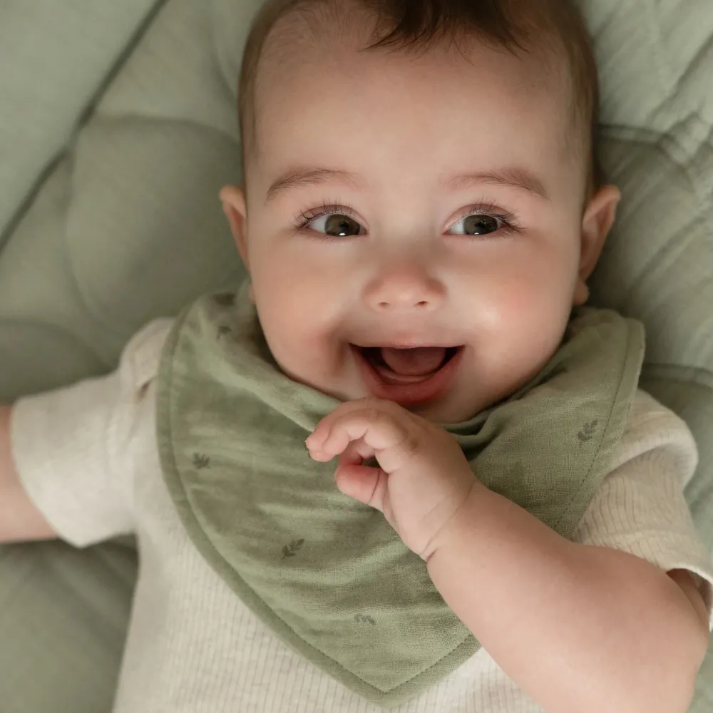 Little Dutch 2-pack bandana slab - Groen - Essentials