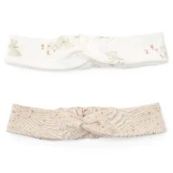 Little Dutch 2-pack haarbanden - Zand - Newborn Naturals - Baby Bunny