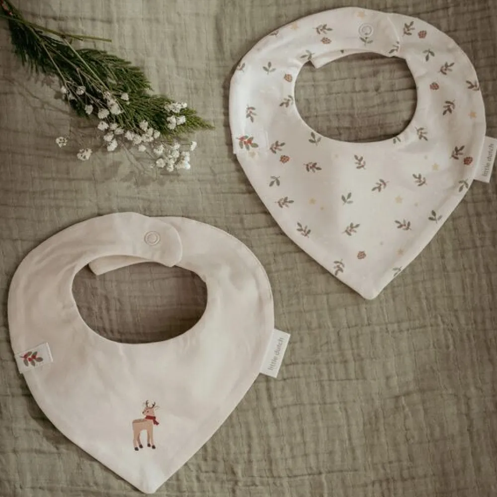 Little Dutch 2-pack kerst slab – Beige