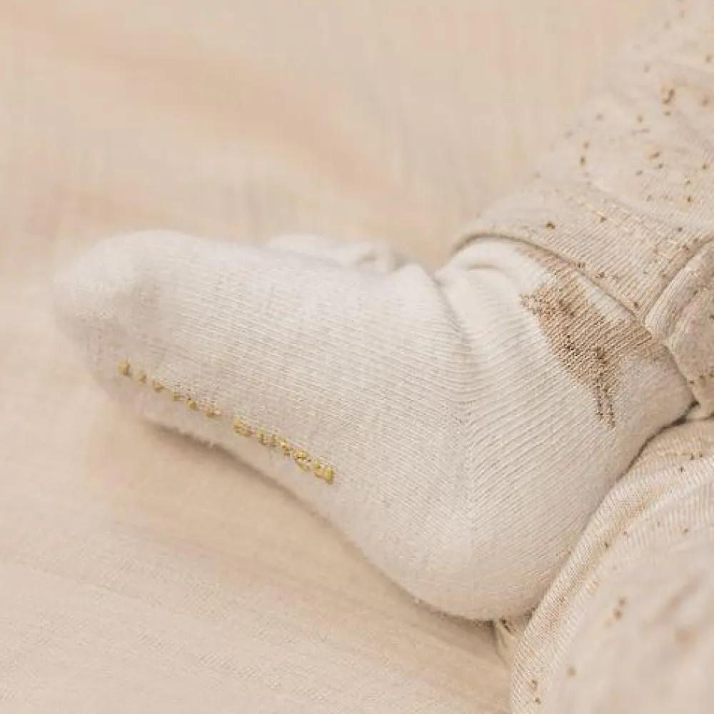 Little Dutch 3-pack sokken - Zand - Newborn Naturals - Baby Bunny