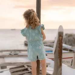 Little Dutch Playsuit - Groen - Ocean Treasures