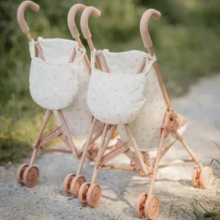 Little Dutch Poppenbuggy – Meerkleurig – Essentials – White Meadows