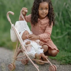 Little Dutch Poppenbuggy – Meerkleurig – Essentials – White Meadows