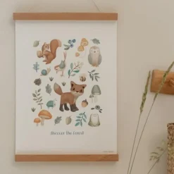 Little Dutch Poster - Maat A3 - Forest Friends - Forest Wonders
