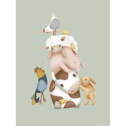 Little Dutch Poster - Meerkleurig - Maat A3 - Little Farm