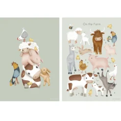 Little Dutch Poster - Meerkleurig - Maat A3 - Little Farm