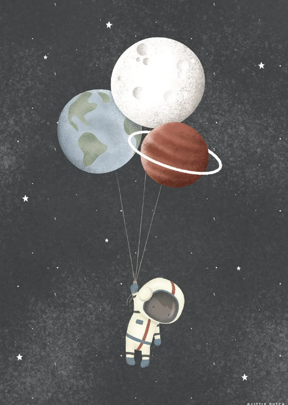 Little Dutch Poster Space - A3