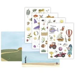 Little Dutch Raamstickers Jim & Friends