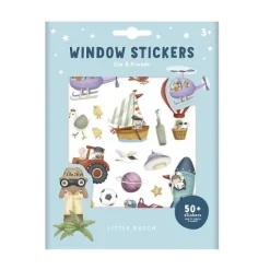 Little Dutch Raamstickers Jim & Friends