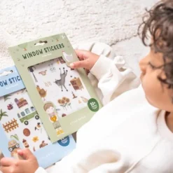 Little Dutch Raamstickers Little Farm