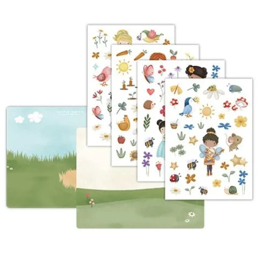 Little Dutch Raamstickers Rosa & Friends