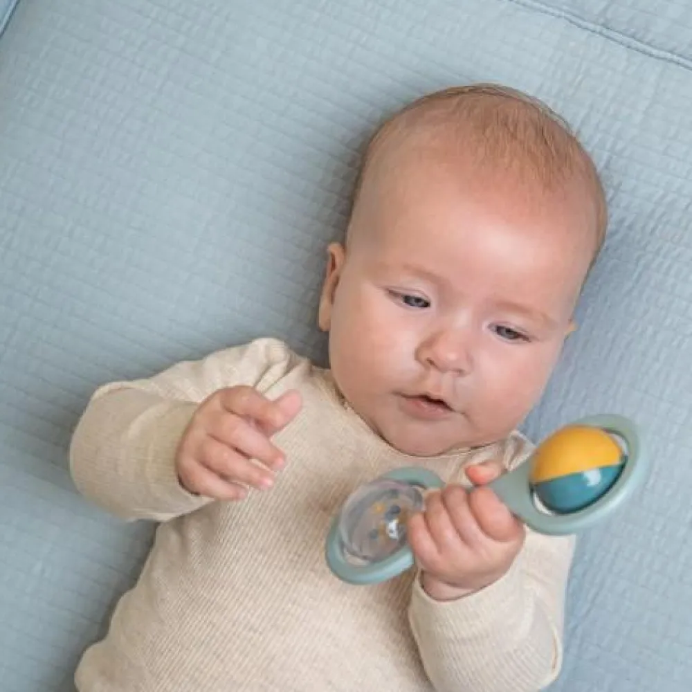 Little Dutch Rammelaar met balletjes - Blauw - Essentials