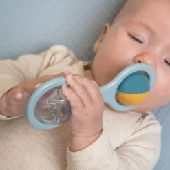 Little Dutch Rammelaar met balletjes - Blauw - Essentials