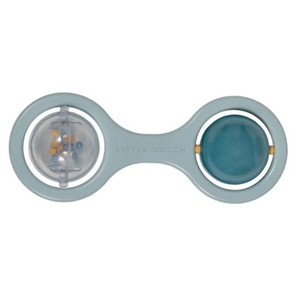 Little Dutch Rammelaar met balletjes - Blauw - Essentials