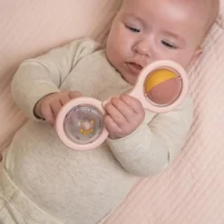 Little Dutch Rammelaar met balletjes - Roze - Essentials