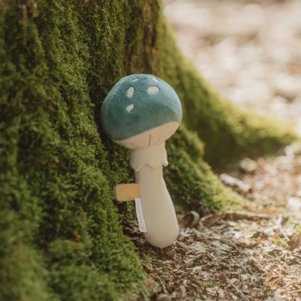 Little Dutch Rammelaar Paddenstoel - Blauw - Forest Friends