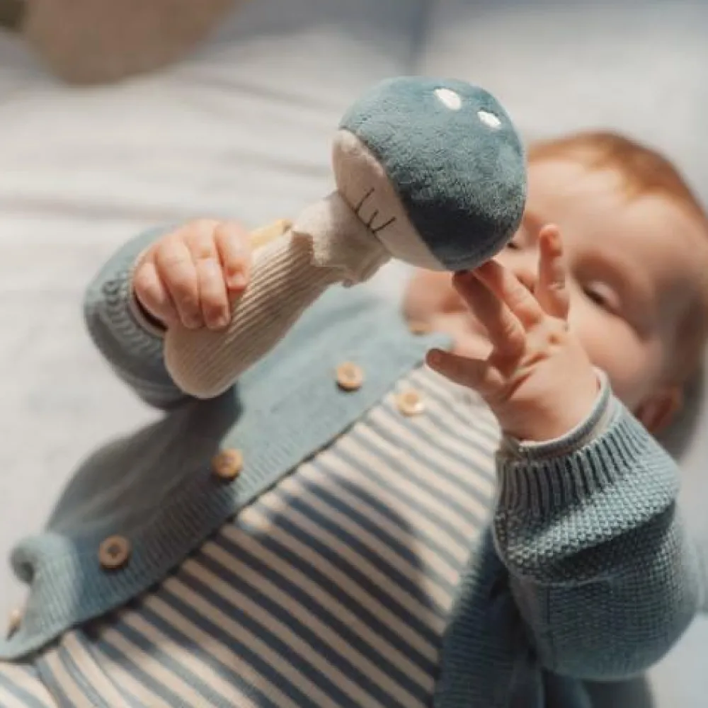 Little Dutch Rammelaar Paddenstoel - Blauw - Forest Friends