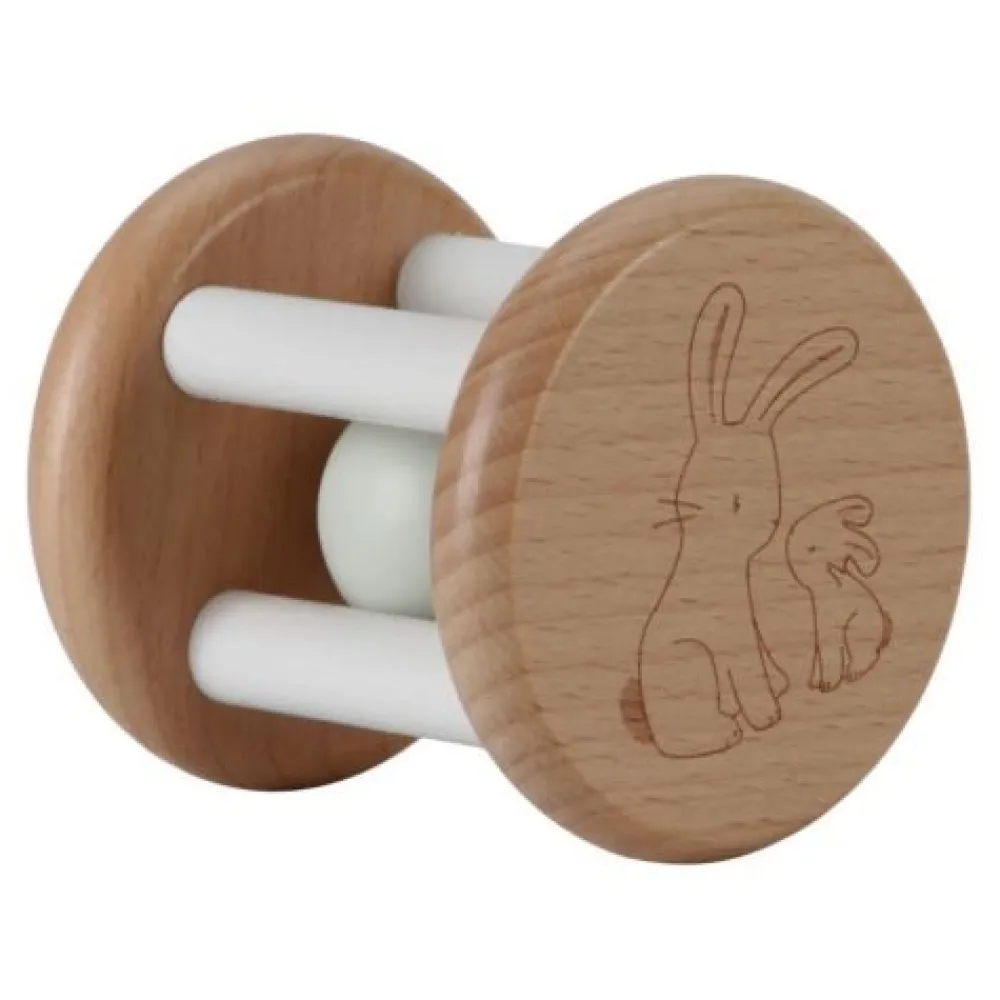 Little Dutch Rammelaar roller - Beige - Baby Bunny