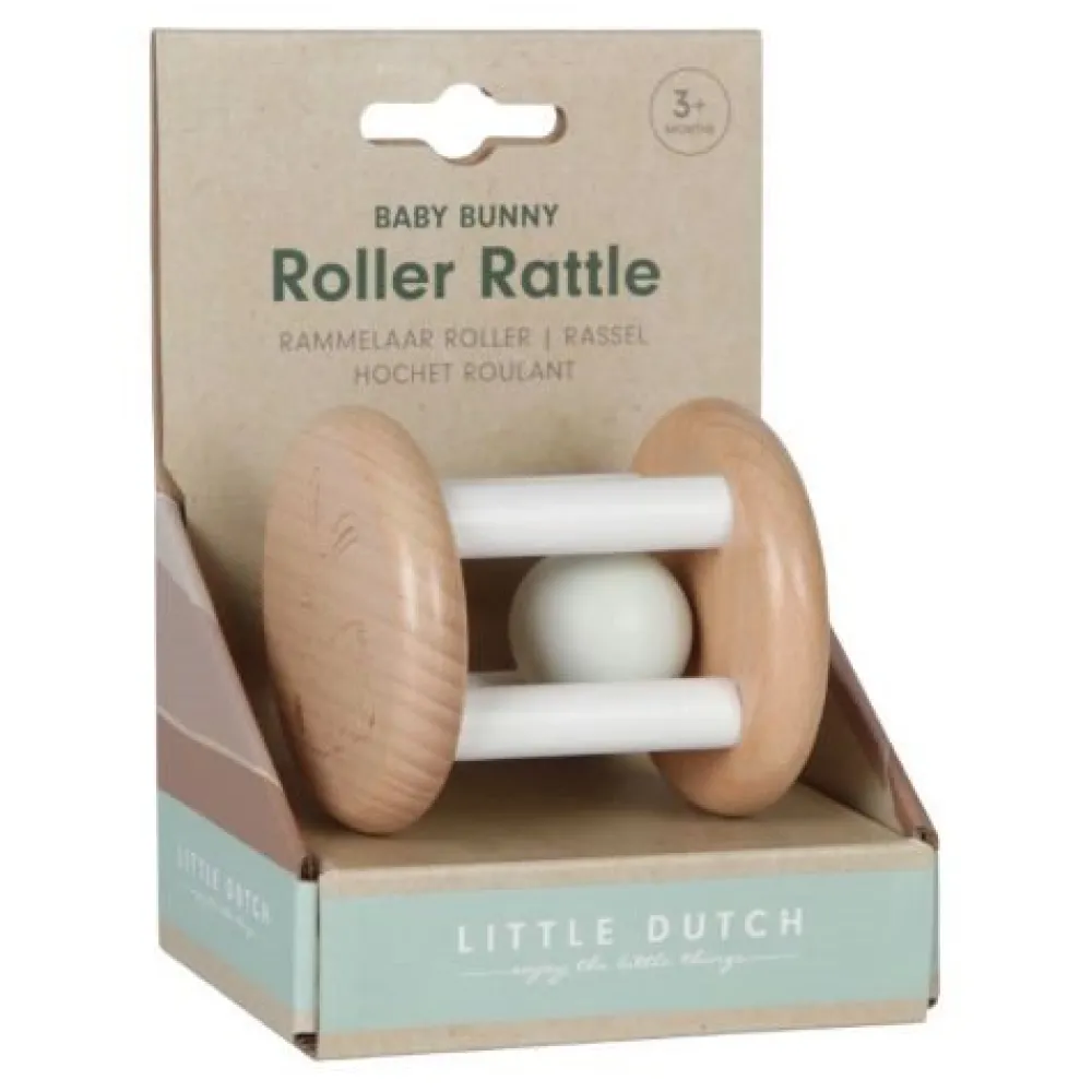 Little Dutch Rammelaar roller - Beige - Baby Bunny