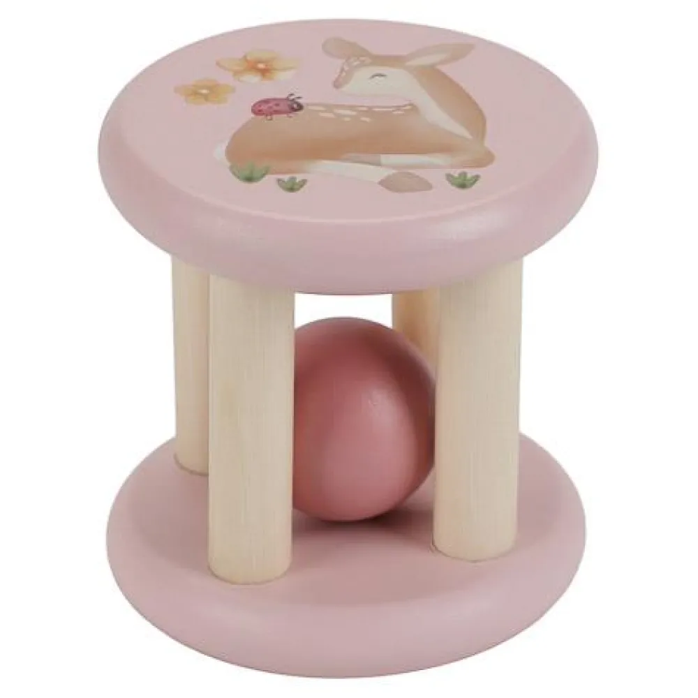 Little Dutch Rammelaar roller - Roze - Fairy Garden