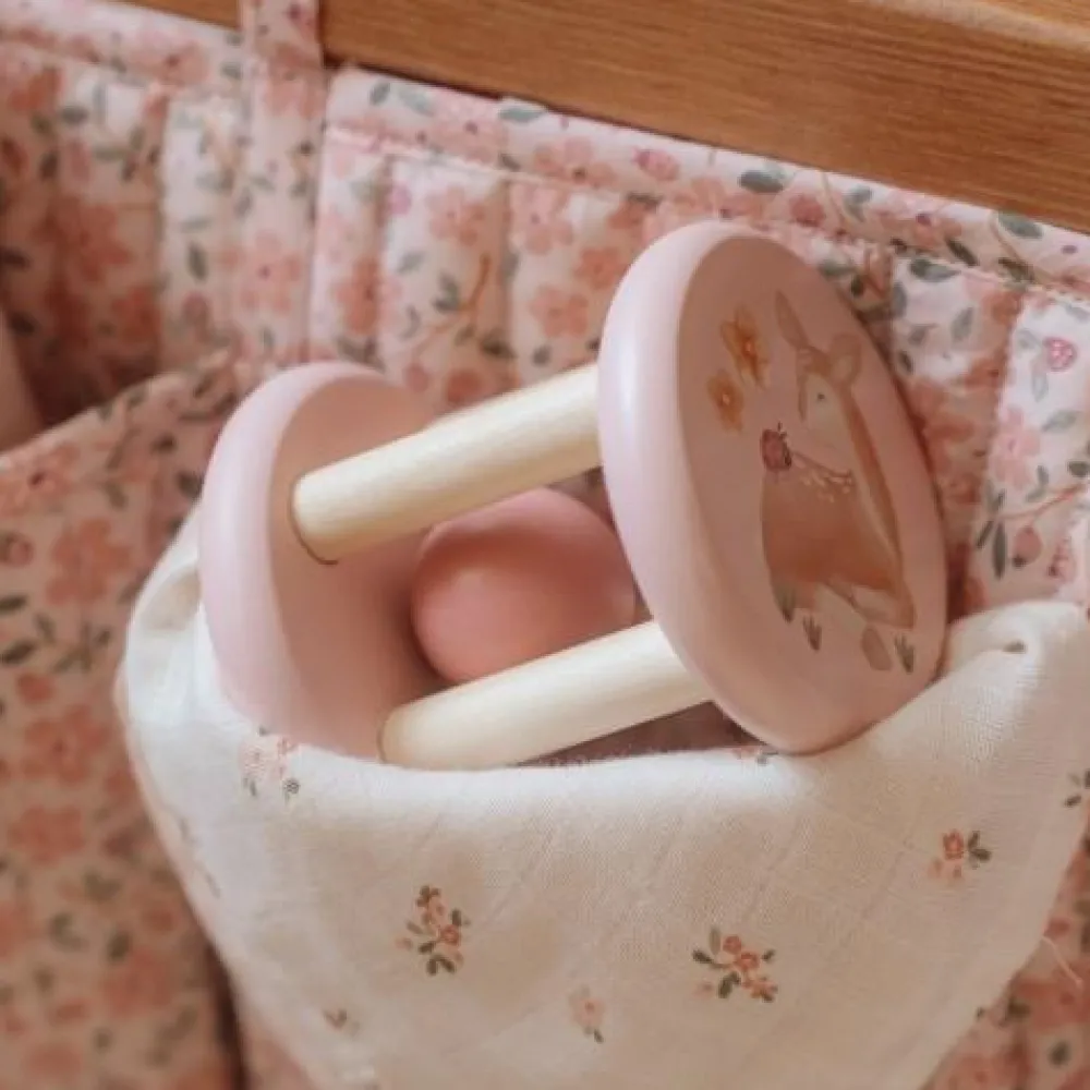 Little Dutch Rammelaar roller - Roze - Fairy Garden
