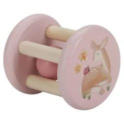 Little Dutch Rammelaar roller - Roze - Fairy Garden