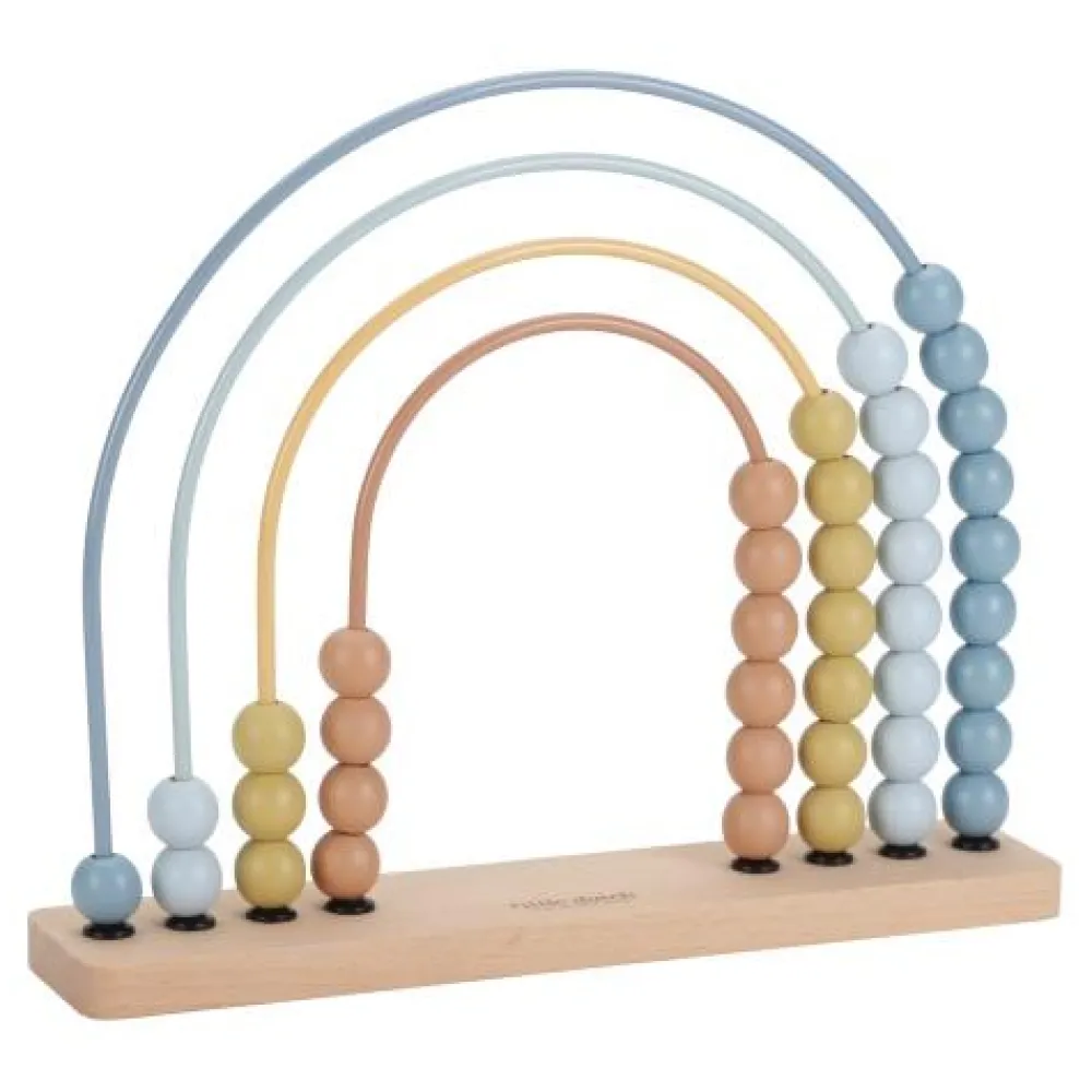 Little Dutch Regenboog telraam - Blauw - Forest Friends