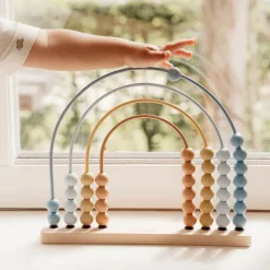 Little Dutch Regenboog telraam - Blauw - Forest Friends