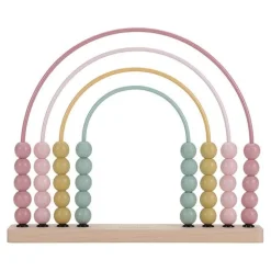 Little Dutch Regenboog telraam - Roze - Fairy Garden