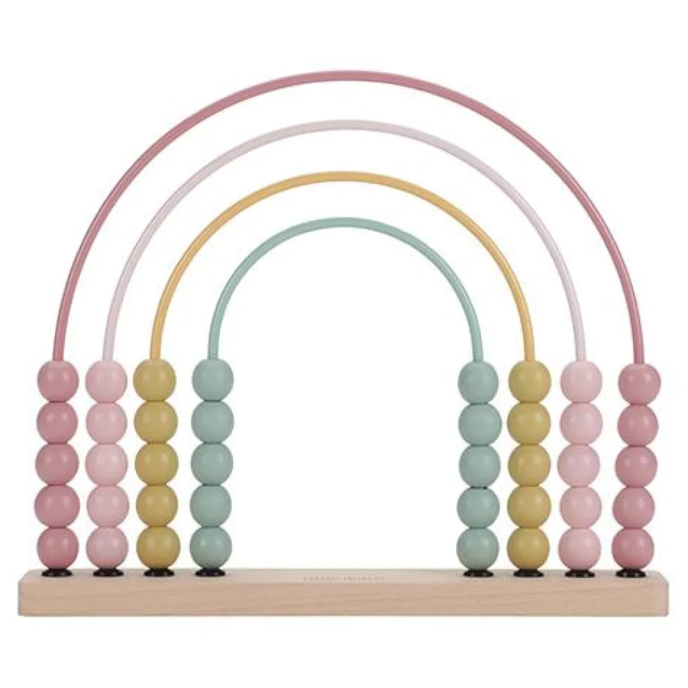 Little Dutch Regenboog telraam - Roze - Fairy Garden