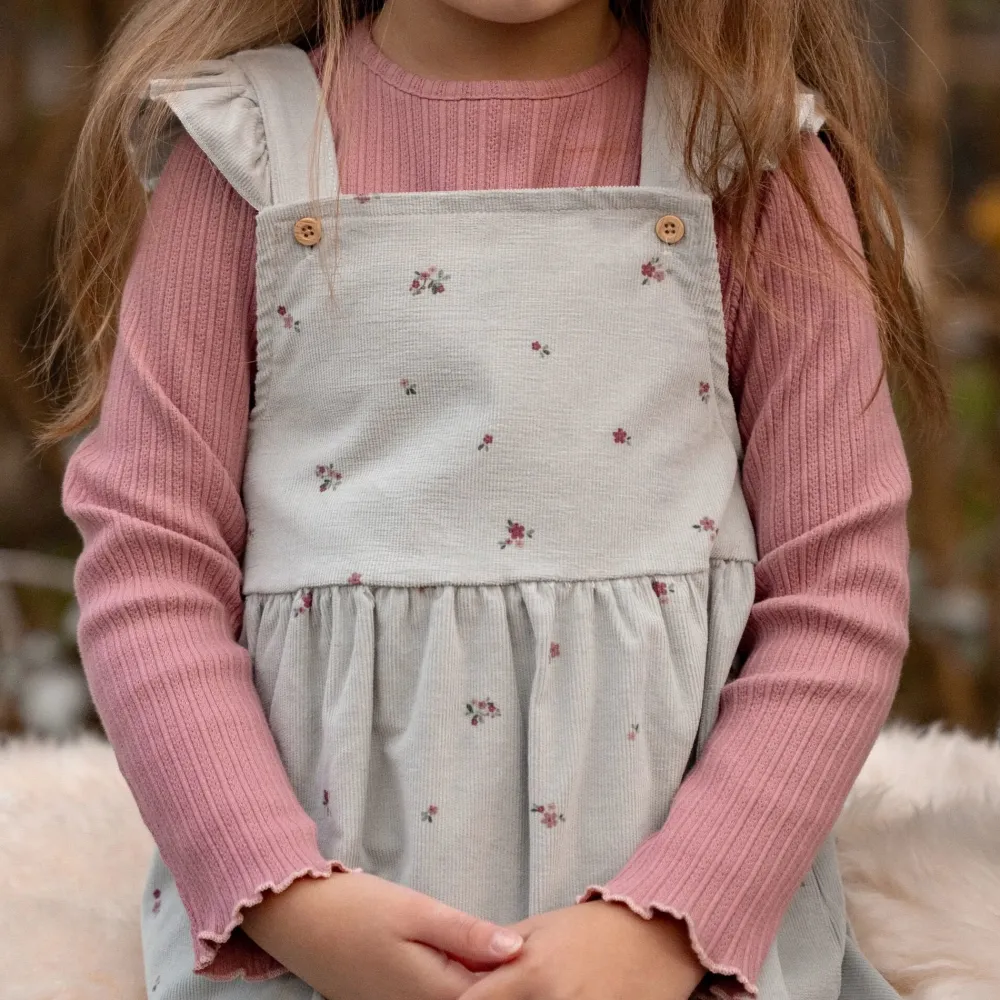 Little Dutch Rib Shirt lange mouw - Roze - Fairy Garden
