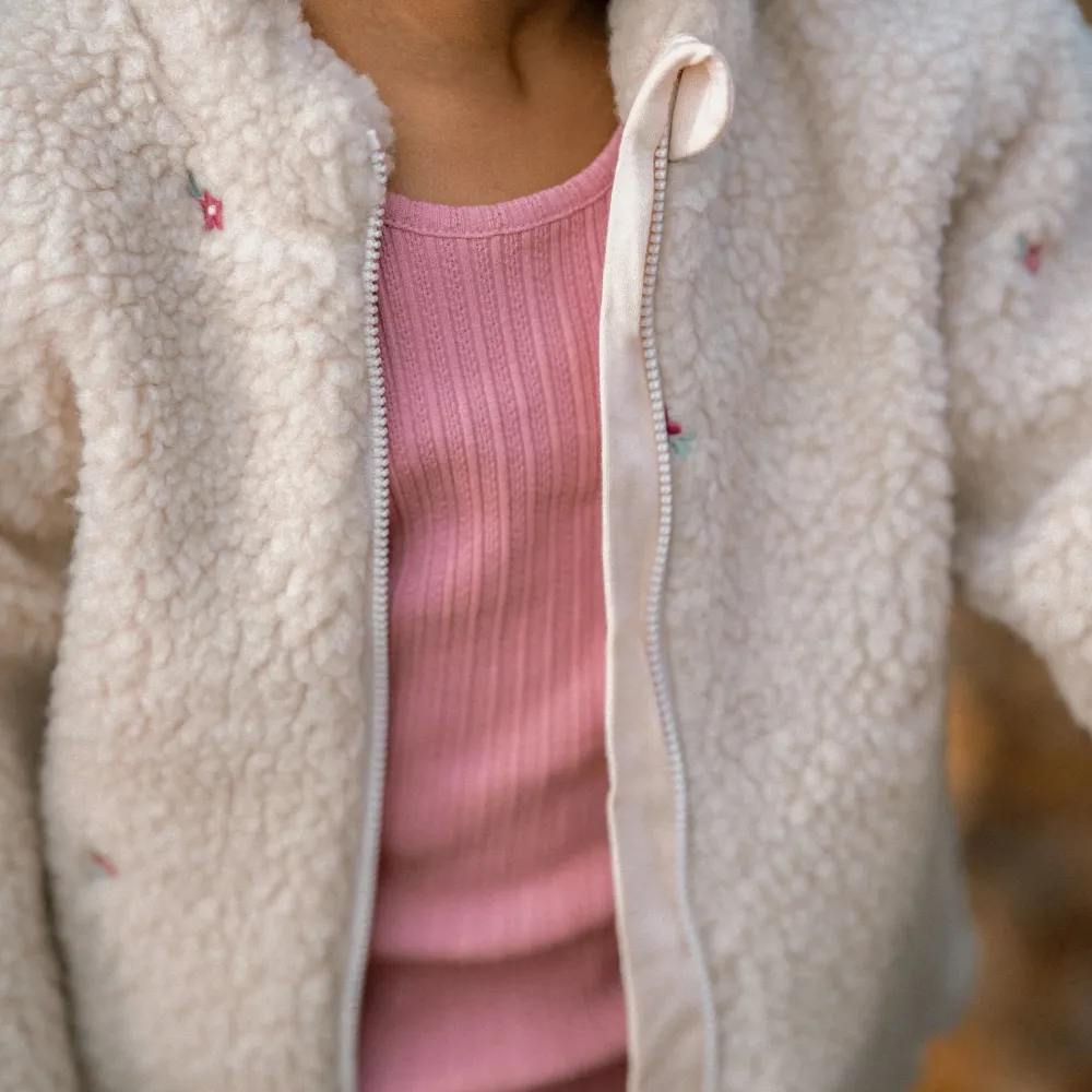 Little Dutch Rib Shirt lange mouw - Roze - Fairy Garden