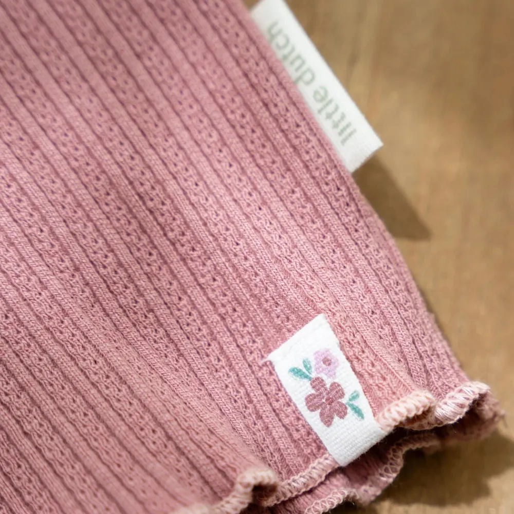 Little Dutch Rib Shirt lange mouw - Roze - Fairy Garden