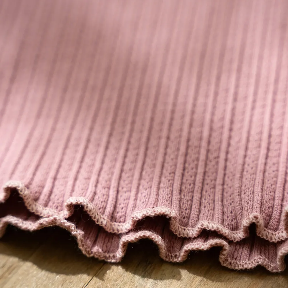 Little Dutch Rib Shirt lange mouw - Roze - Fairy Garden