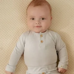 Little Dutch Romper lange mouw - Blauw - Forest Friends