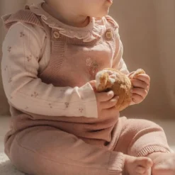 Little Dutch Romper lange mouw - Roze - Fairy Garden - Fairy Flowers