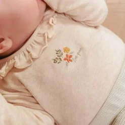 Little Dutch Romper lange mouw - Zand - Little Farm - Opdruk