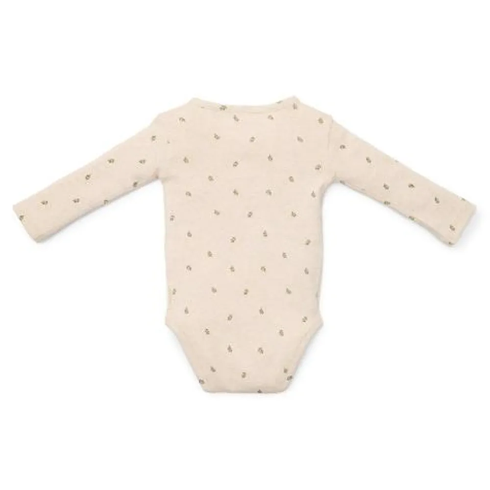 Little Dutch Romper overslag lange mouw - Zand - Little Farm