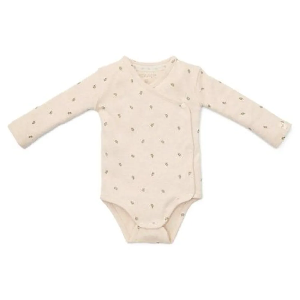 Little Dutch Romper overslag lange mouw - Zand - Little Farm