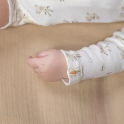 Little Dutch Romper overslag lange mouw - Wit - Newborn Naturals - Baby Bunny