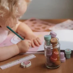 Little Dutch Self Inking Stamps - Roze - Fairy Garden