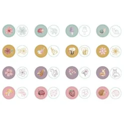 Little Dutch Self Inking Stamps - Roze - Fairy Garden