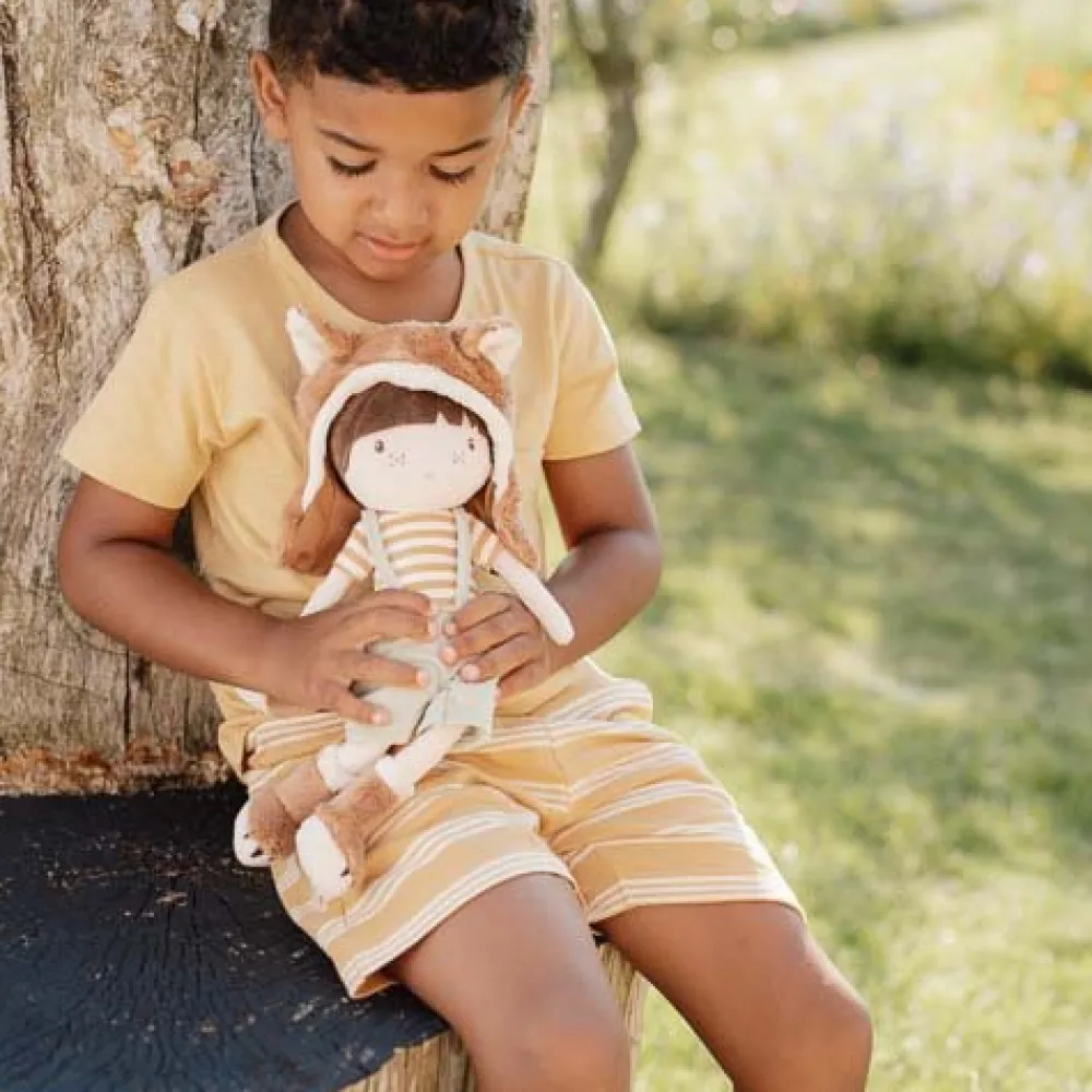 Little Dutch Shirt korte mouw - Geel - Forest Friends