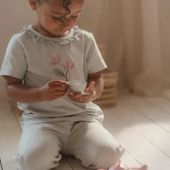 Little Dutch Shirt korte mouw - Groen - Fairy Garden