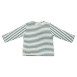 Little Dutch Shirt lange mouw - Blauw - Forest Friends - Stripe