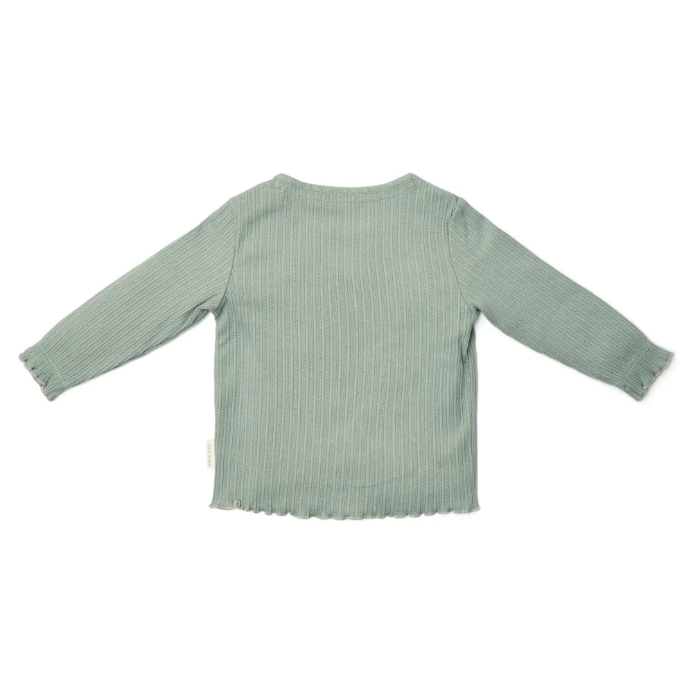 Little Dutch Shirt lange mouw - Groen - Fairy Garden