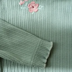 Little Dutch Shirt lange mouw - Groen - Fairy Garden