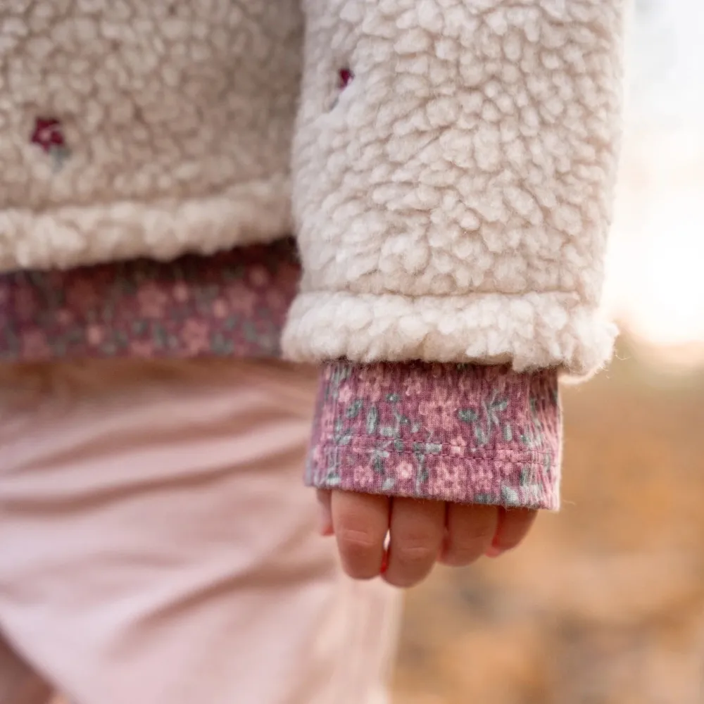 Little Dutch Shirt lange mouw - Roze - Fairy Garden - Bloemen