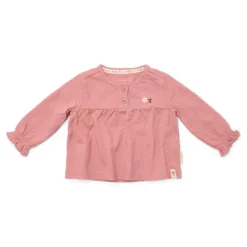 Little Dutch Shirt lange mouw - Roze - Fairy Garden